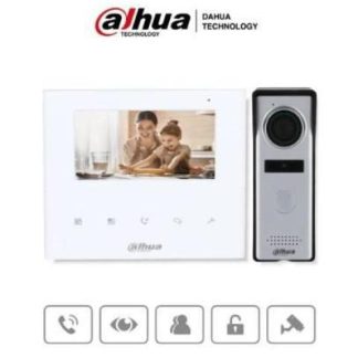 DAHUA DHIKTA04 KIT DE VIDEOPORTERO ANALOGICO CON MONITOR DE 4.3 Y BOTONES TACTILES. INCLUYE FRENTE DE CALLE CON CAMARA DE 1.3 MP