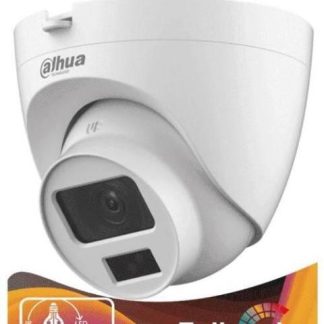 DAHUA HACHDW1200CLQNILA CAMARA DOMO DE 2 MEGAPIXELES- DUAL INTELIGENTE + FULLCOLOR-2.8 MM- 102°A- 20 METROS DE IR Y LUZ VISIBLE- MICROFONO