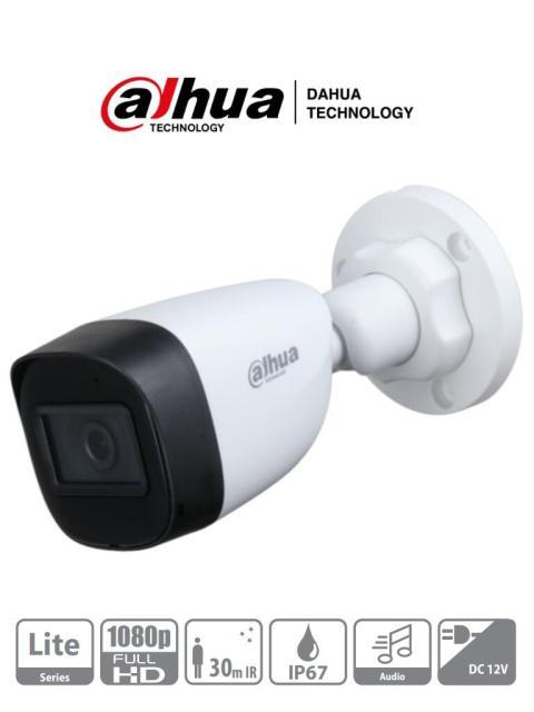 DAHUA HACHFW1200CNA CAMARA BULLET 1080P- MICROFONO INTEGRADO- LENTE DE 2.8MM- 30 MTS DE IR- IP67- POLICARBONATO- CVI-CVBS-AHD-TVI- BLC-HLC-DWDR - Imagen 3