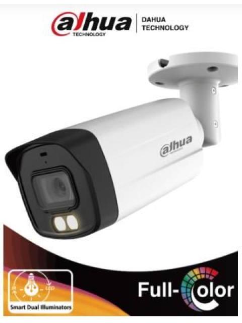 DAHUA HACHFW1509TMNILA CAMARA BULLET DE 5 MP DUAL INTELIGENTE Y FULL COLOR. 2.8 MM Y UN ANGULO DE VISION DE 111Â° MICROFONO 40 MTS WDR DE 130 DB