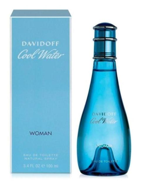 DAVIDOFF COOL WATER EDT 100ML PARA MUJER - Imagen 3