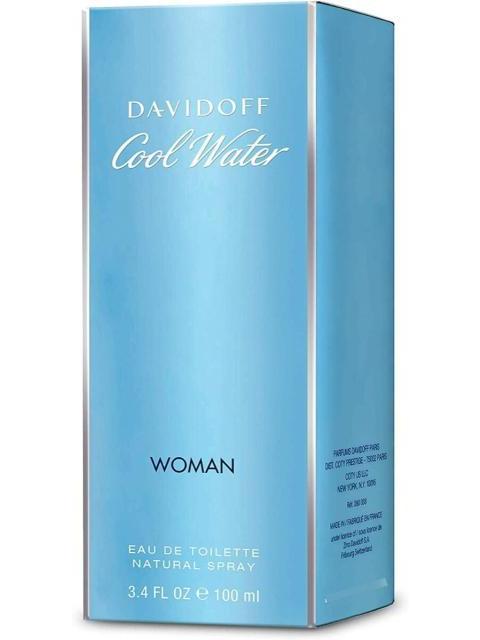 DAVIDOFF COOL WATER EDT 100ML PARA MUJER - Imagen 6