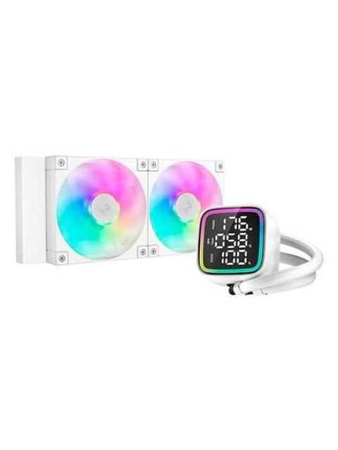 DEEPCOOL LD240 WH ENFRIAMIENTO LIQUIDO PARA CPU 2X 120MM HASTA 2400RPM BLANCO