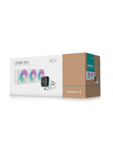 DEEPCOOL LD360 WH ENFRIAMIENTO LIQUIDO PARA CPU 3X 120MM HASTA 2400RPM BLANCO - Imagen 6