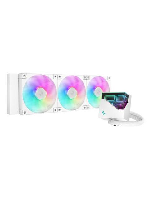 DEEPCOOL LT360 ARGB ENFRIAMIENTO LIQUIDO PARA CPU 3X 120MM HASTA 2400RPM BLANCO