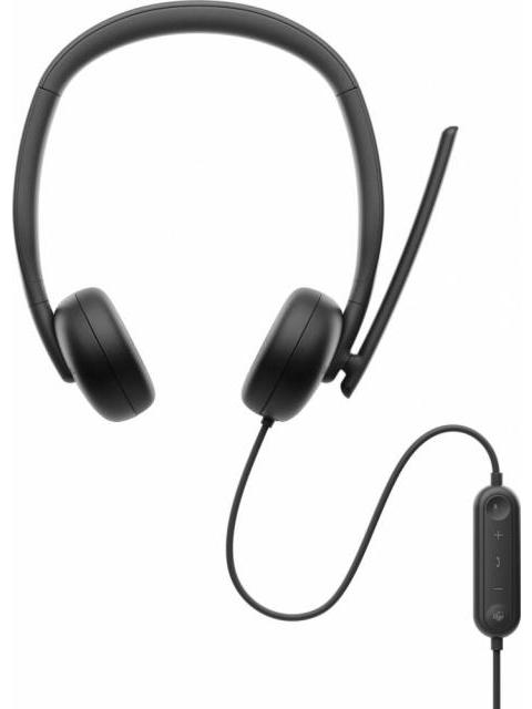 DELL AUDIFONOS CON MICROFONO WH3024 ALAMBRICO USB-C NEGRO