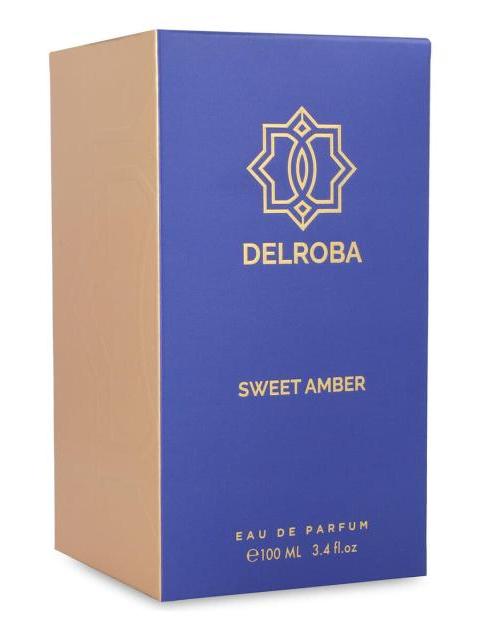 DELROBA SWEET AMBER EAU DE PARFUM 100ML FRAGANCIA UNISEX ORIENTAL AMBARADA - Imagen 4