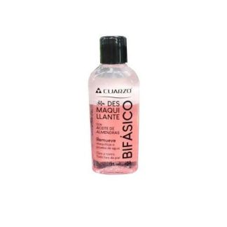 DESMAQUILLANTE BIFASICO CON ACEITE DE ALMENDRAS 125 ML CUARZO COSMETICS