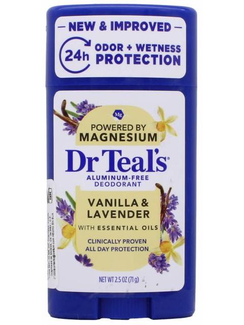 DESODORANTE VAINILLA Y LAVANDA 71G DR TEALS