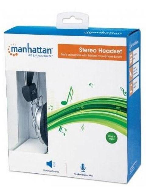 MANHATTAN AUDIFONOS CON MICROFONO V3 LIGERO 2 3.5MM - Imagen 3