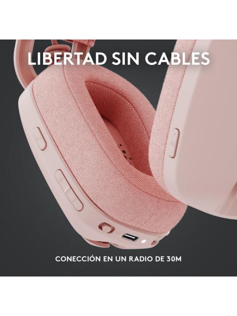 LOGITECH AUDIFONOS CON MICROFONO ZONE VIBE 100 BLUETOOTH INALAMBRICO ROSA - Imagen 8