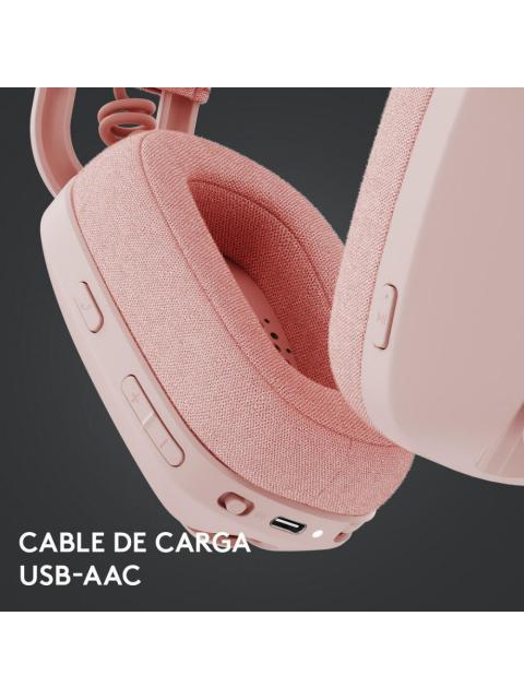 LOGITECH AUDIFONOS CON MICROFONO ZONE VIBE 100 BLUETOOTH INALAMBRICO ROSA - Imagen 9