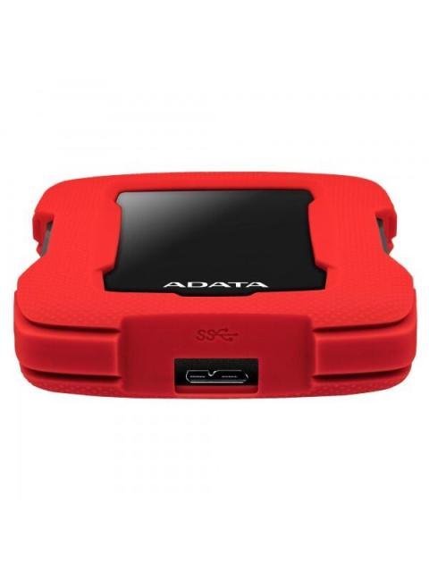 DISCO DURO EXTERNO ADATA HD330 2.5 1TB USB 3.1 ROJO-NEGRO A PRUEBA DE GOLPES - PARA MAC-PC - Imagen 4