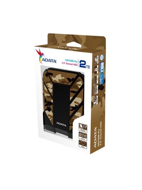 DISCO DURO EXTERNO ADATA HD710M PRO 2.5 1TB USB 3.0 CAMUFLAJE A PRUEBA DE AGUA POLVO Y GOLPES - PARA MAC-PC - Imagen 5