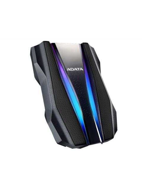 DISCO DURO EXTERNO ADATA HD770G RGB 2.5 2TB USB NEGRO A PRUEBA DE AGUA POLVO Y GOLPES - Imagen 2