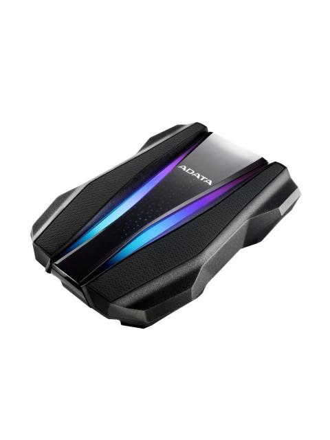 DISCO DURO EXTERNO ADATA HD770G RGB 2.5 2TB USB NEGRO A PRUEBA DE AGUA POLVO Y GOLPES - Imagen 4