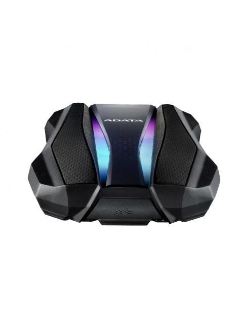 DISCO DURO EXTERNO ADATA HD770G RGB 2.5 2TB USB NEGRO A PRUEBA DE AGUA POLVO Y GOLPES - Imagen 5
