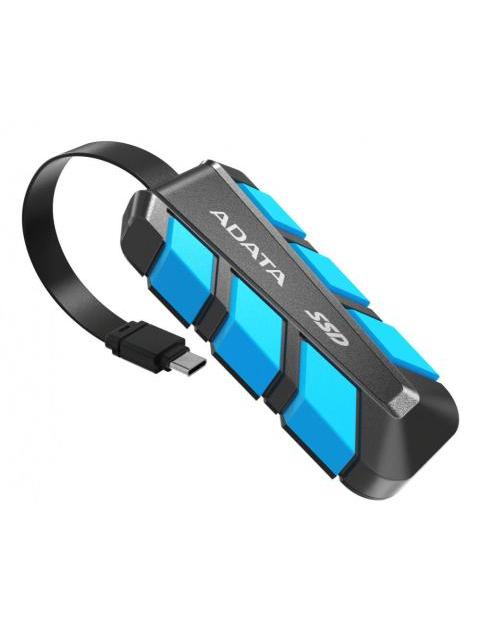 DISCO DURO EXTERNO ADATA SC740 2.5 500GB USB-C 3.1 NEGRO-AZUL RESISTENTE A GOLPES PARA XBOX SERIES X|S - Imagen 4
