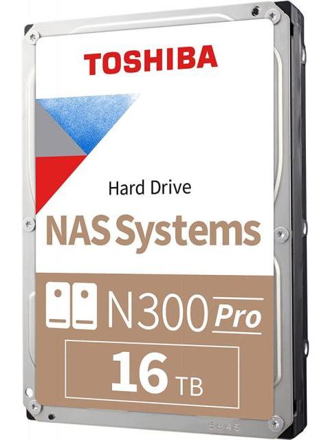 DISCO DURO PARA NAS TOSHIBA N300 PRO 3.5 16TB SATA III 6 GBIT-S 7200RPM 512MB CACHE