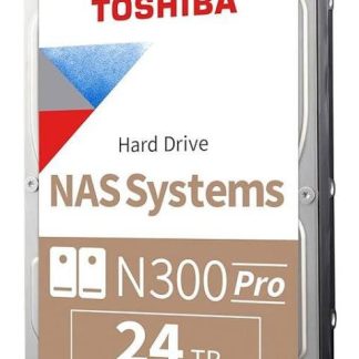 DISCO DURO PARA NAS TOSHIBA N300 PRO 3.5 24TB SATA III 6 GBIT-S 7200RPM 1GB CACHE