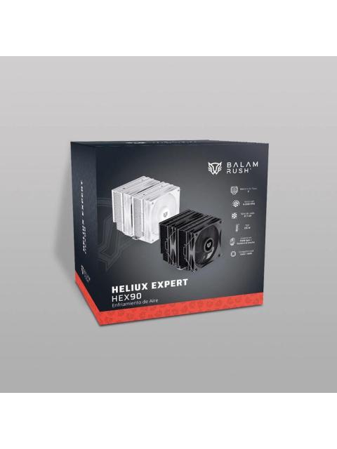 DISIPADOR CPU BALAM RUSH HELIUX EXPERT HEX90 120MM HASTA 2000RPM NEGRO - Imagen 4
