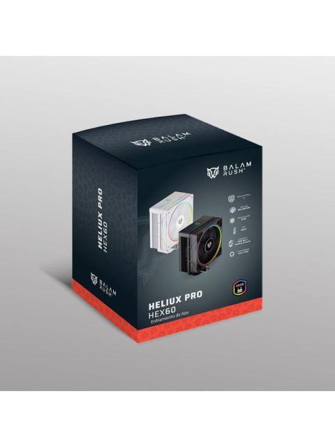 DISIPADOR CPU BALAM RUSH HELIUX PRO HEX60 120MM HASTA 2000RPM BLANCO - Imagen 4