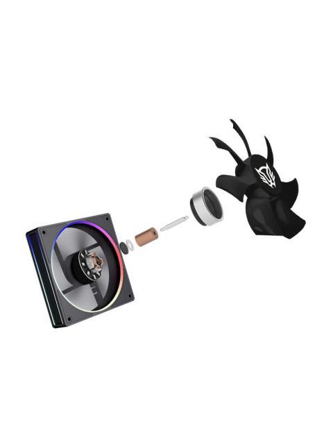 DISIPADOR CPU BALAM RUSH HELIUX PRO HEX75 120MM HASTA 2200RPM NEGRO - Imagen 3