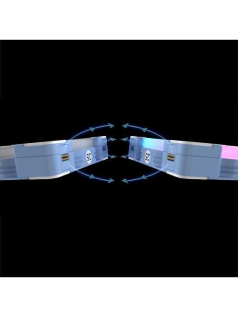 VENTILADOR THERMALTAKE SWAFAN EX12 120 MM 500 - 2000RPM BLANCO-AZUL - 3 VENTILADORES - Imagen 3