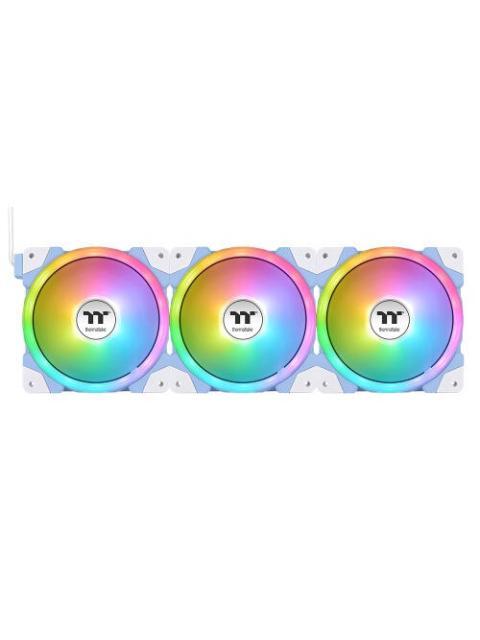 VENTILADOR THERMALTAKE SWAFAN EX12 120 MM 500 - 2000RPM BLANCO-AZUL - 3 VENTILADORES - Imagen 4