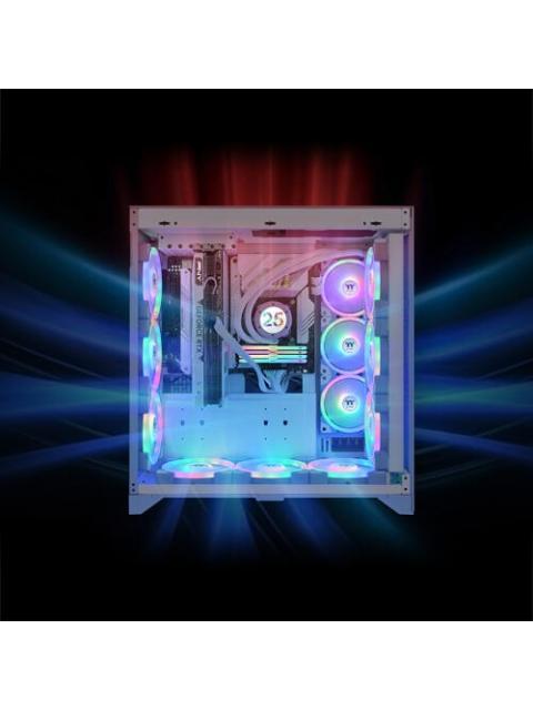 VENTILADOR THERMALTAKE SWAFAN EX12 120 MM 500 - 2000RPM BLANCO-AZUL - 3 VENTILADORES - Imagen 6
