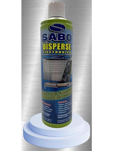 DISPERSE ELECTRONICO 590 ML SABO DESPLAZADOR DE HUMEDAD Y POLVO