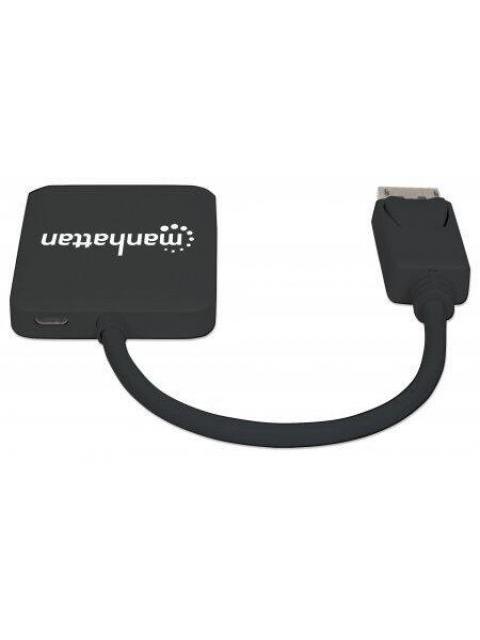 MANHATTAN DIVISOR DE VIDEO DISPLAYPORT MACHO - 2X HDMI HEMBRA NEGRO - Imagen 3