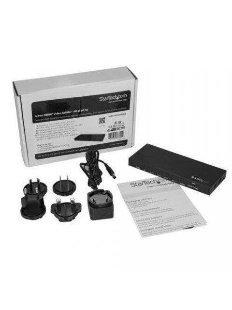STARTECH VIDEO SPLITTER HDMI 4 PUERTOS NEGRO - Imagen 4