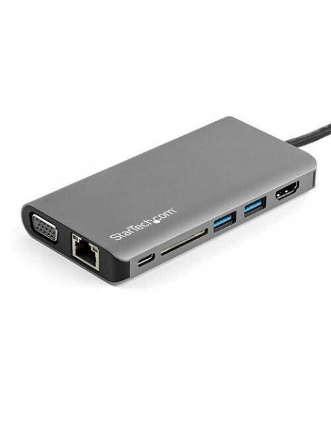STARTECH DOCKING STATION DKT30CHVAUSP USB-C 1X USB-C 2X USB 3.0 1X HDMI 1X VGA GRIS - Imagen 3
