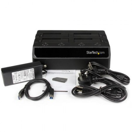 STARTECH BASE DE ACOPLAMIENTO USB 3.0 CON 4 BAHIAS SATA 6GBPS DE 2.5-3.5 - Imagen 4