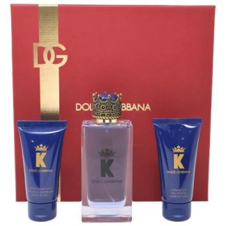 DOLCE & GABBANA K (EDT 100ML +SG 50ML + AS 50ML) PARA HOMBRE