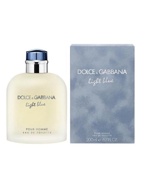 DOLCE & GABBANA LIGHT BLUE POUR HOMME 200ML EDT - Imagen 3