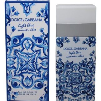DOLCE & GABBANA LIGHT BLUE SUMMER VIBES EDT 100 ML MUJER
