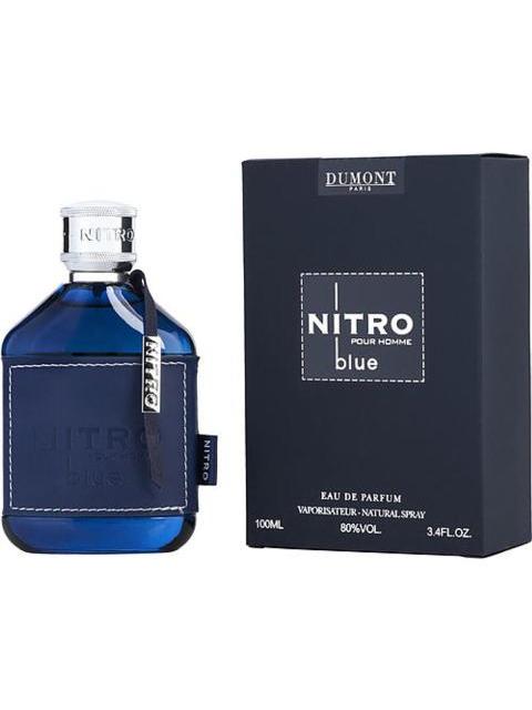 DUMONT NITRO BLUE EDP 100ML SPRAY DULCE ESPECIADO AMADERADO HOMBRE - Imagen 5