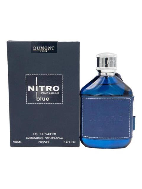 DUMONT NITRO BLUE EDP 100ML SPRAY DULCE ESPECIADO AMADERADO HOMBRE - Imagen 7