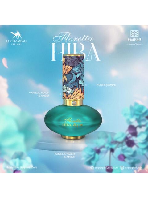 EAU DE PARFUM FLORETTA HIBA MUJER 100ML PERFUME CITRICO VEGANO - Imagen 3