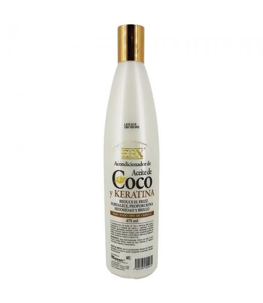 EBX ACONDICIONADOR ACEITE DE COCO Y KERATINA 475 ML REDUCE EL FRI MEGAMIX