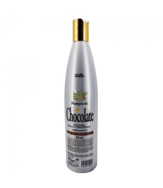 EBX SHAMPOO DE CHOCOLATE 475ML VOLUMENBRILLO Y SEDOSIDAD. HIDRATA MEGAMIX