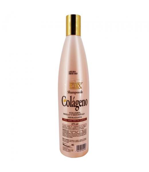 EBX SHAMPOO DE COLAGENO 475 ML VOLUMENBRILLO Y SEDOSIDAD. HIDRATA MEGAMIX