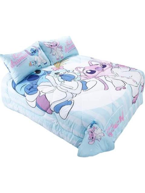 EDREDON LICENCIA QUEEN SIZE REVERSIBLE STITCH- ANGELA 238*243 CM MULTICOLOR STITCH