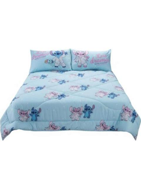 EDREDON LICENCIA QUEEN SIZE REVERSIBLE STITCH- ANGELA 238*243 CM MULTICOLOR STITCH - Imagen 4