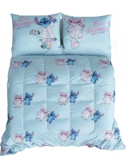EDREDON LICENCIA QUEEN SIZE REVERSIBLE STITCH- ANGELA 238*243 CM MULTICOLOR STITCH - Imagen 5
