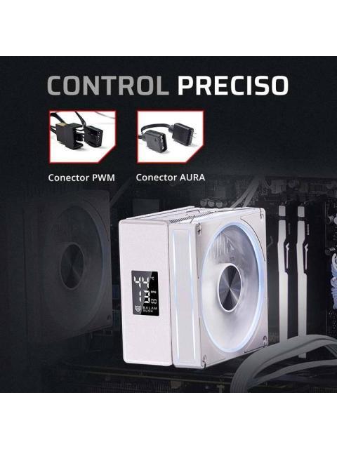 ENFRIAMIENTO DE AIRE BAMLAM RUSH HELIUX PRO HEX75 SISTEMA DE ENFRIAMIENTO DE AIRE DISPLAY DIGITAL - Imagen 3