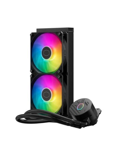ENFRIAMIENTO LIQUIDO COOLER MASTER MASTERLIQUID ML240L CORE II (MLWD24MA18PAR1) ARGB SOCKET INTEL LGA 1851-1700-1200-1151-1150-1155-1156 AMD AM5-AM4-A - Imagen 2