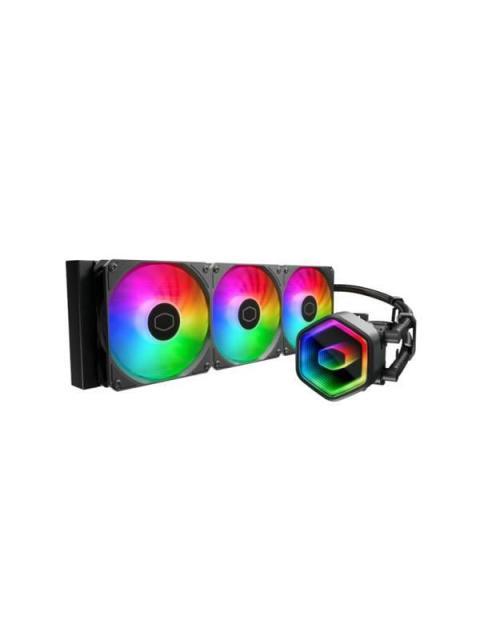 ENFRIAMIENTO LIQUIDO COOLER MASTER MASTERLIQUID ML360L CORE ARGB (MLWD36MA18PZR1) SOCKET INTEL LGA 1851-1700-1200-1151-1150-1156 AMD AM5-AM4-AM3+-AM3